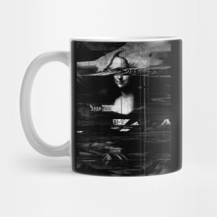 Mona Lisa Glitch Mug